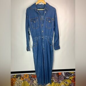 Vintage Harve Benard Denim Midi Dress